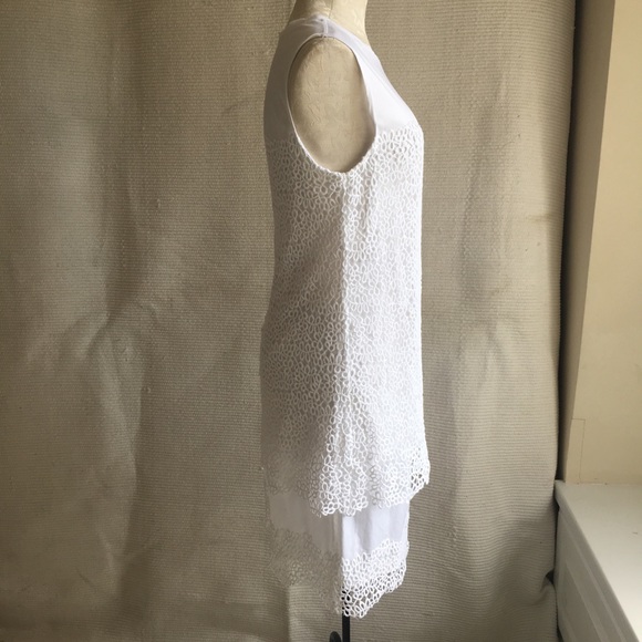 Elie Tahari Architectural Modern Lace Sheath Dress - Picture 3 of 8